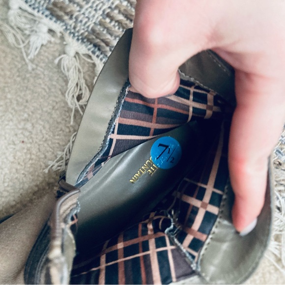 Tan Booties with Buckle - Picture 4 of 4